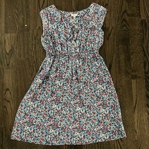 Thyme maternity midi dress floral small